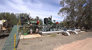 Extensive vineyard irrigation systems installation