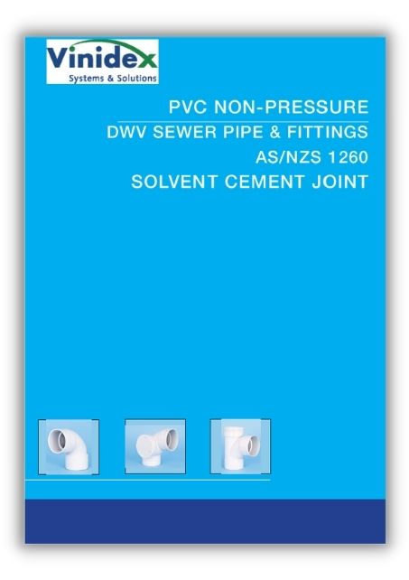 pvc non pressure sewer pipe fittings solvent cement joint