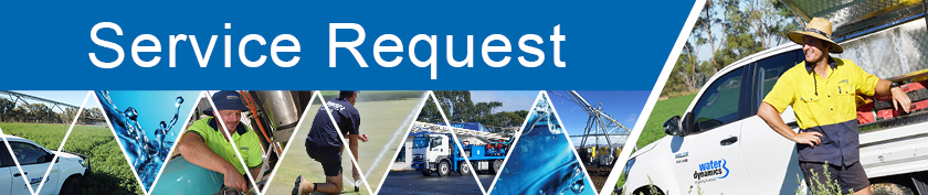 Water Dynamics Service Request Form - best irrigation solutions every time from your local irrigation specialists.