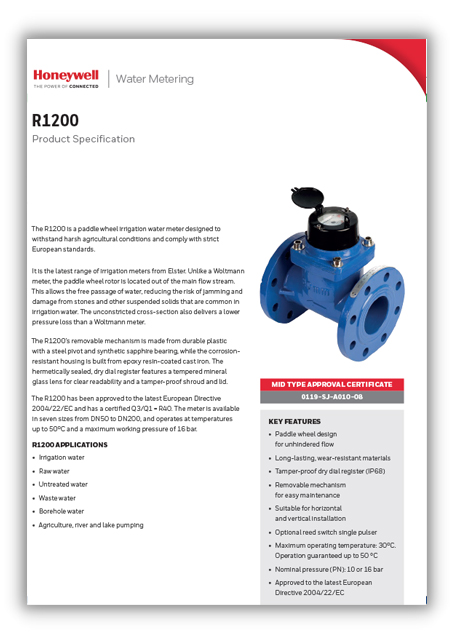 Honeywell Water Metering R1200